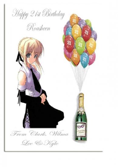 21st Birthday Card