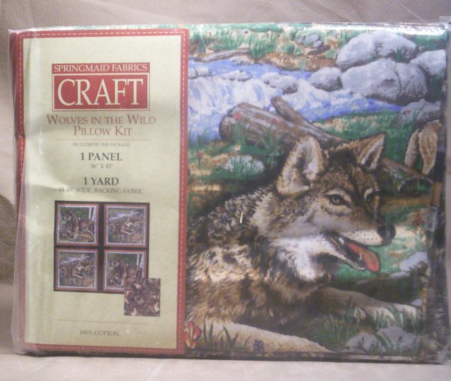 Wolves In the Wild Pillow Kit, Item # 04-0010010060003