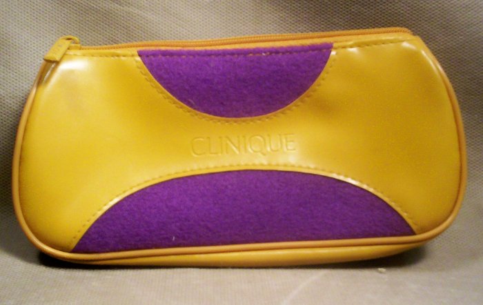Clinque Purple and Gold Make-up Case, Item # 07-001001060006