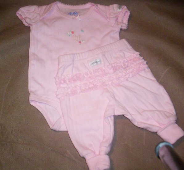 2 Piece Girls Preemie Set