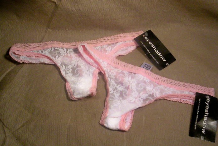2 Pair Ladies "G" string Bikini Panties, Size S, NWT, Item # 05-001001060006