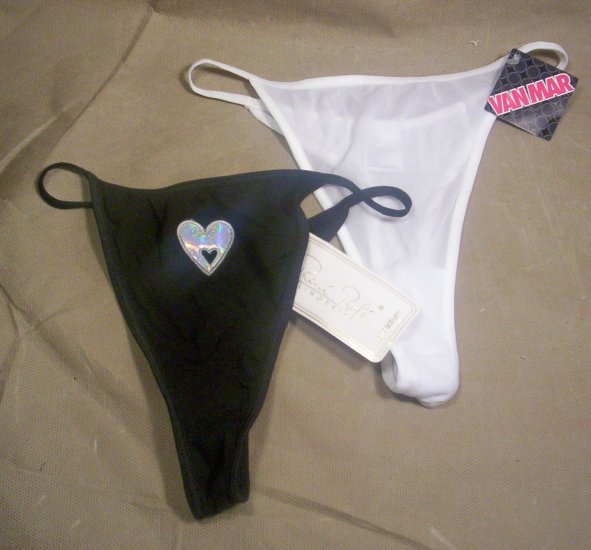 2 Pair Ladies "G" string Bikini Panties, Size M, NWT, Item # 05-001001060001