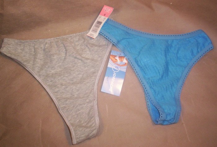 2 Pair Ladies "G" string Bikini Panties, Size S, NWT, Item # 05-001001060017