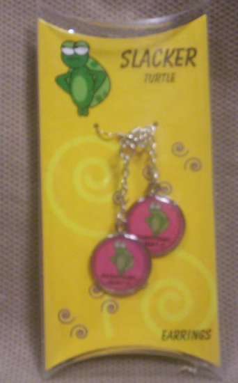 Teens "Slacker Turtle" Dangle Earrings, Item # 08-001001060005