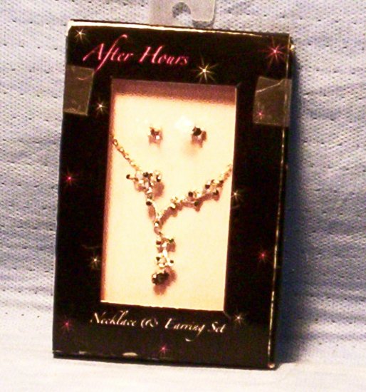 After Hours Necklace & Earring Set, Multi-Colored Stones, Item # 08-001001060016