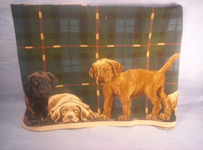 Beautiful Piece of Lab Puppy Fabric, Item # 02-001001060020