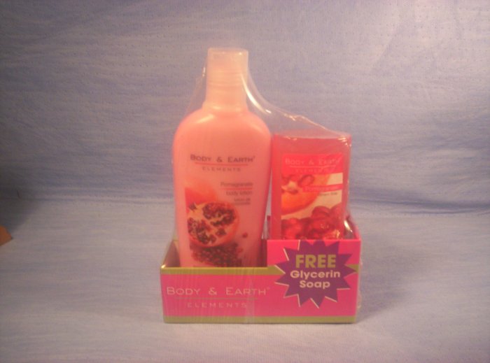 Body Elements, Pomegranate Body Lotion & Glycerin Soap, Item # 05-001014060025