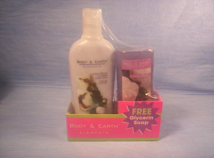 Body Elements, Cotton Bloom Body Lotion & Glycerin Soap, Item # 05-001014060027