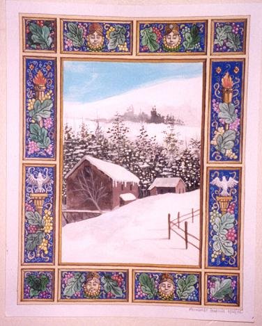 Winter Barn