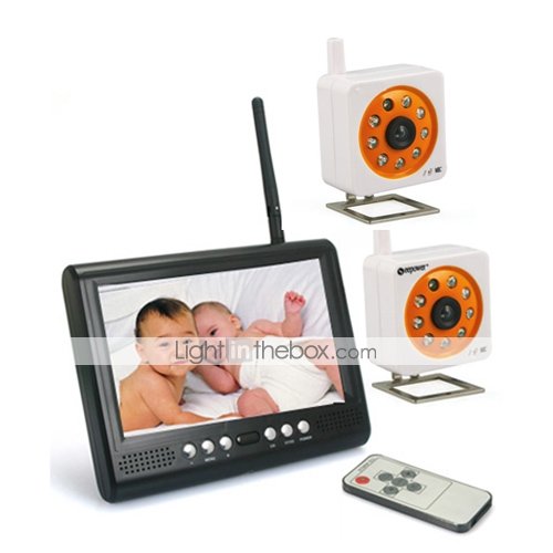 7-Inch Baby Monitor with 2x Night Vision Camera