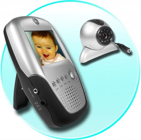 Wireless Infant Monitor with Audio and Night Vision