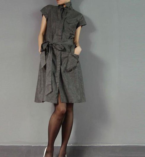 Gray Formal Dress