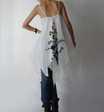 White Embroidery Sun Dress or Skirt