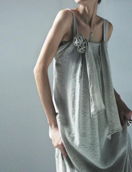 Party Dress with Flower and Straps