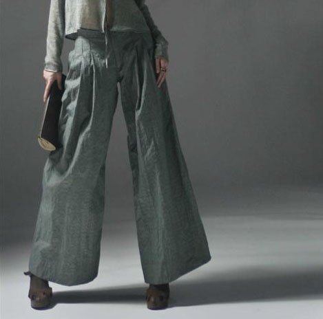 Gray Loose Pants