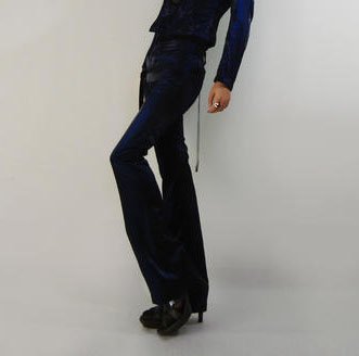 Dark Blue Fit Pants