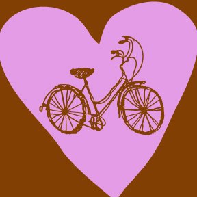 "Bike Heart" tee-shirt for HIM.