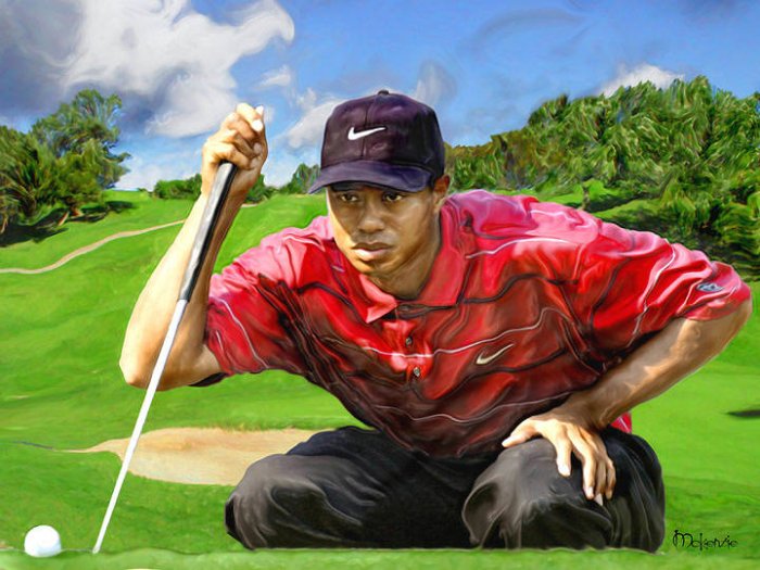 "Eye of the Tiger" (40 x 30)