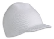 Wholesale * 100% Cotton Cuffless Visor Beanies Sold By the Dozen Only