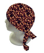 Flame Style Bandana Cap- Du- Rags 100% Cotton ( Ordered By the Dozen
