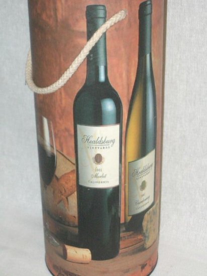 Wine Box Holder Carrier Merlot Chardonnay Wine Bottles