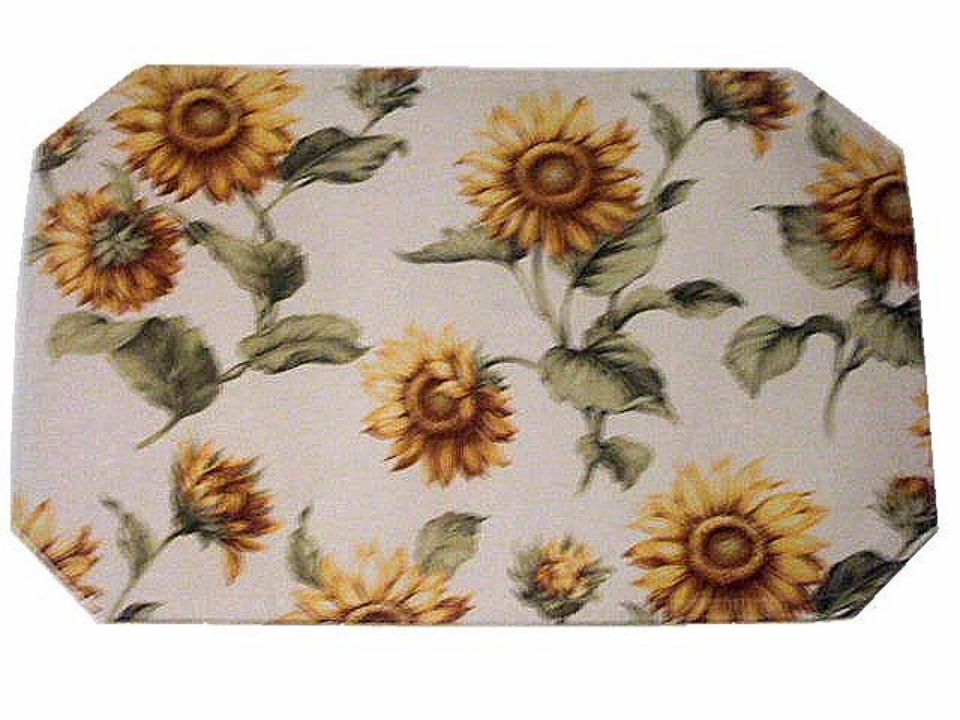 Sunflower Damask Placemats