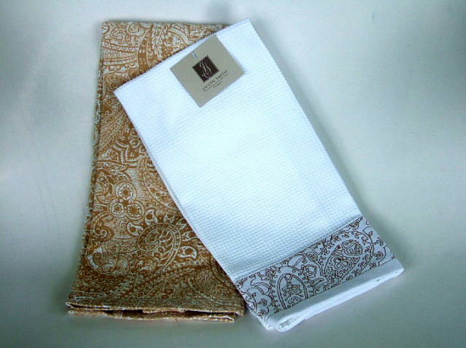 Jaclyn Smith Paisley Kitchen Towels Set