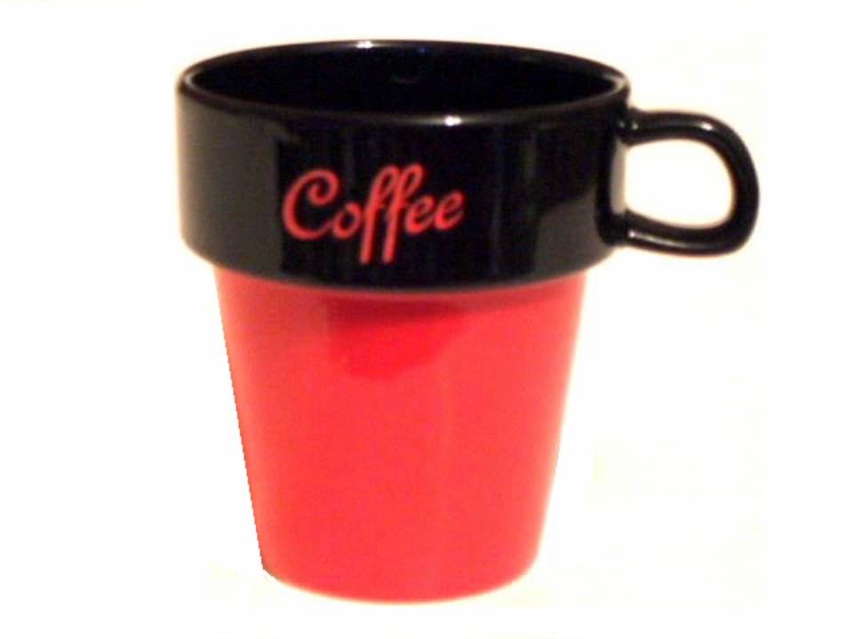 Red and Black Coffee Mugs Ceramic Cups