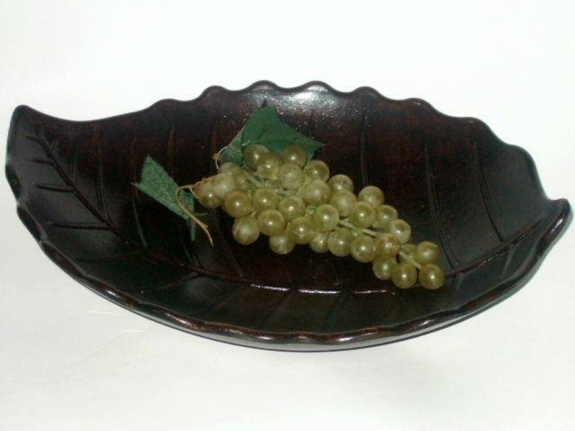 Wooden Leaf Tray Autumn Decor