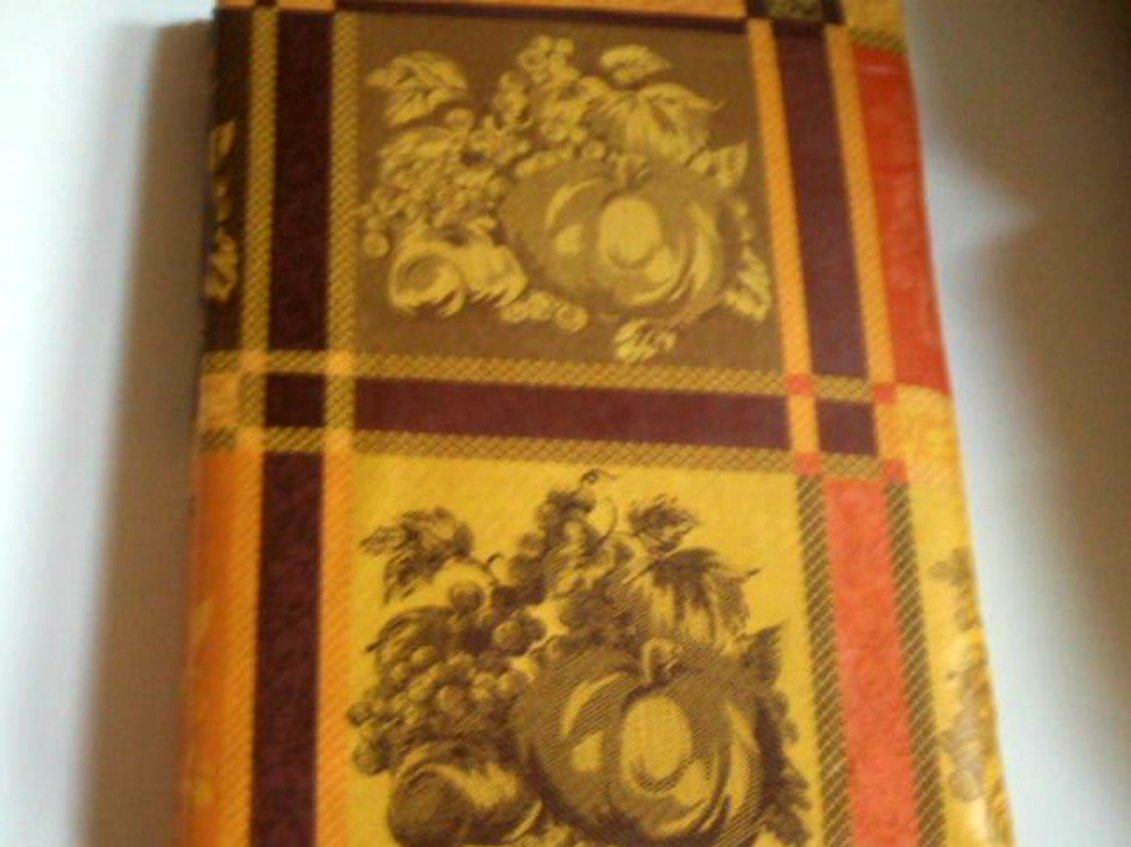 Pumpkins Apples Grapes Fruit Tablecloth