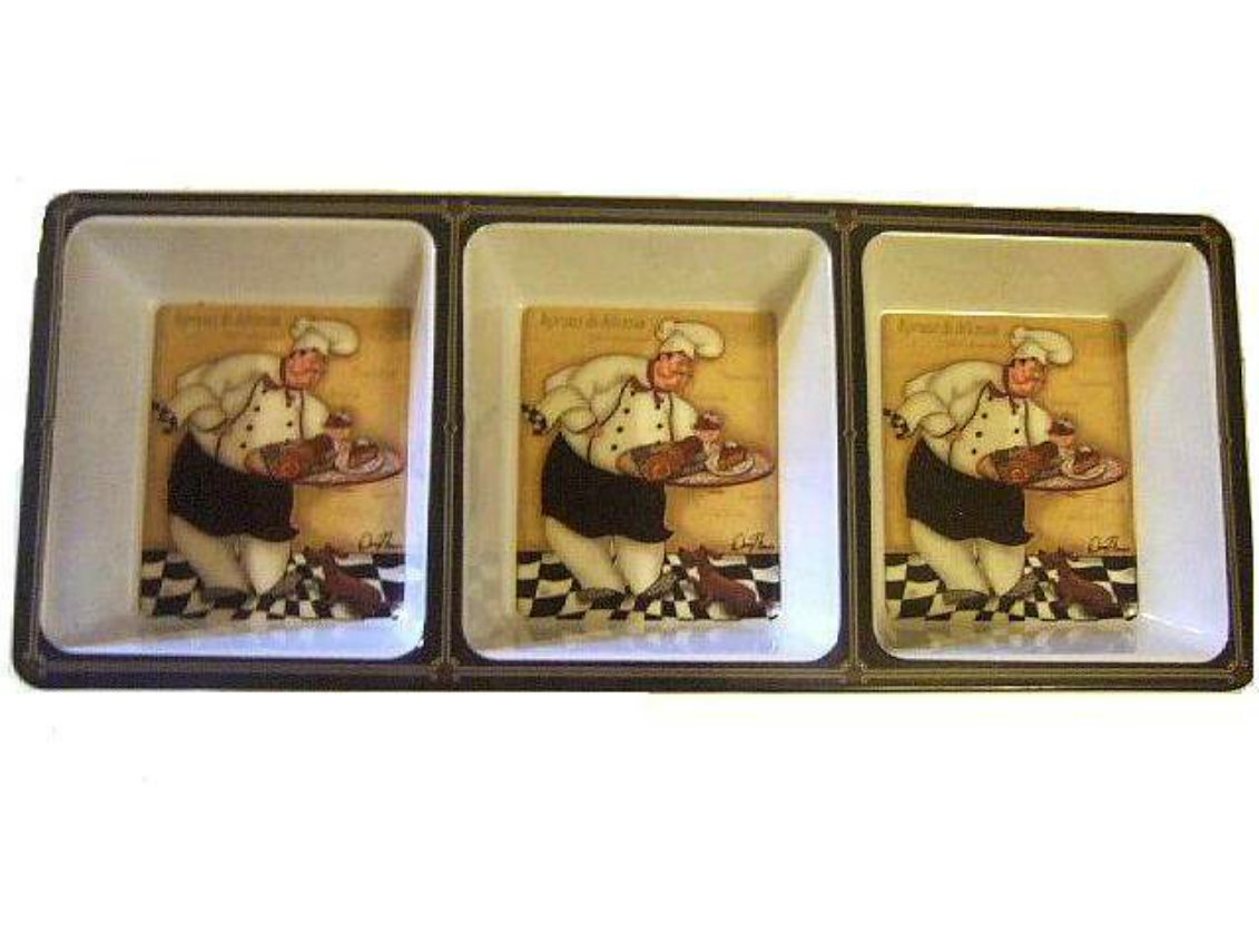 Fat Chef Tidbit Tray Serveware