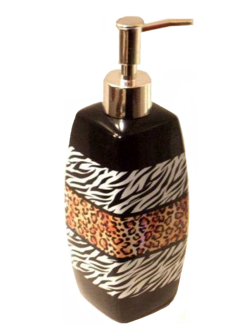 Animal Print Lotion Pump Leopard Zebra