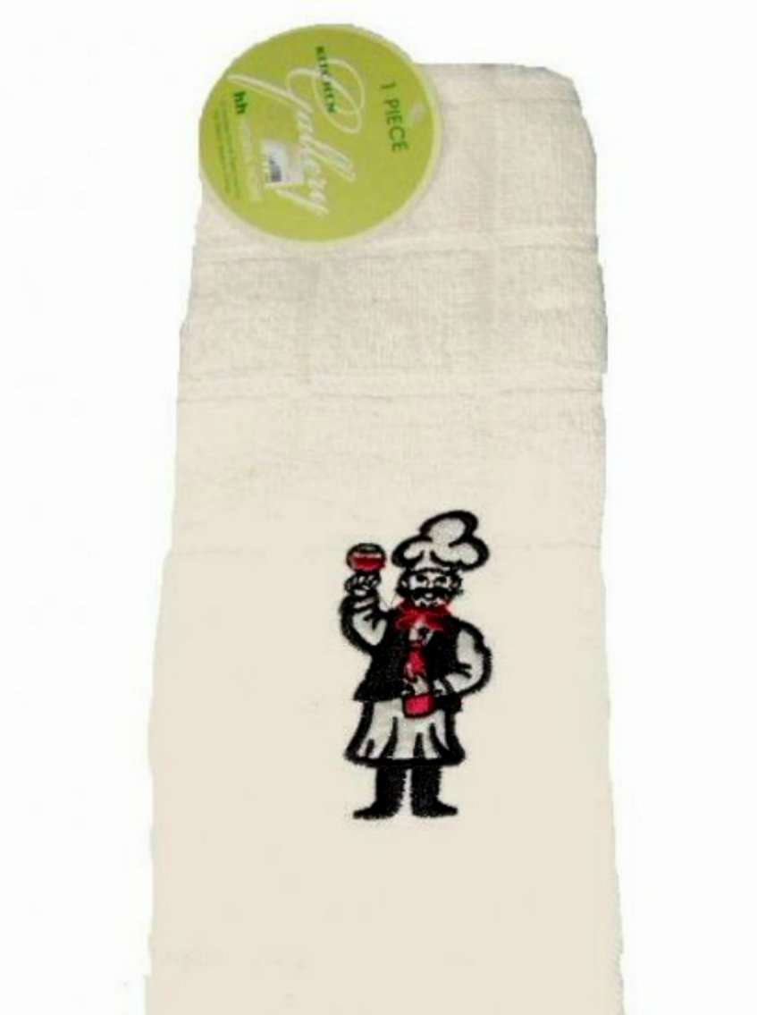Embroidered Italian Chef Kitchen Towels