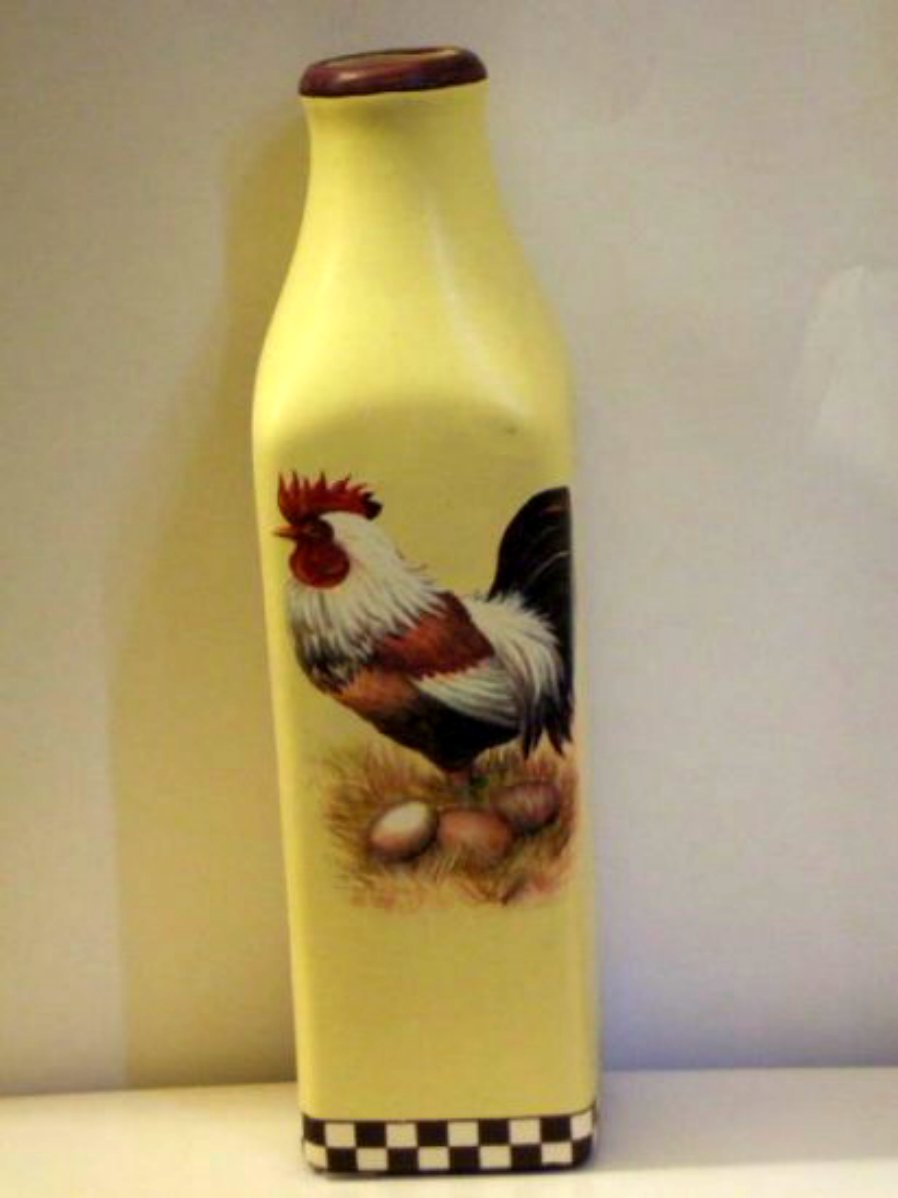 Rooster Vase Lincolnshire Country Collection