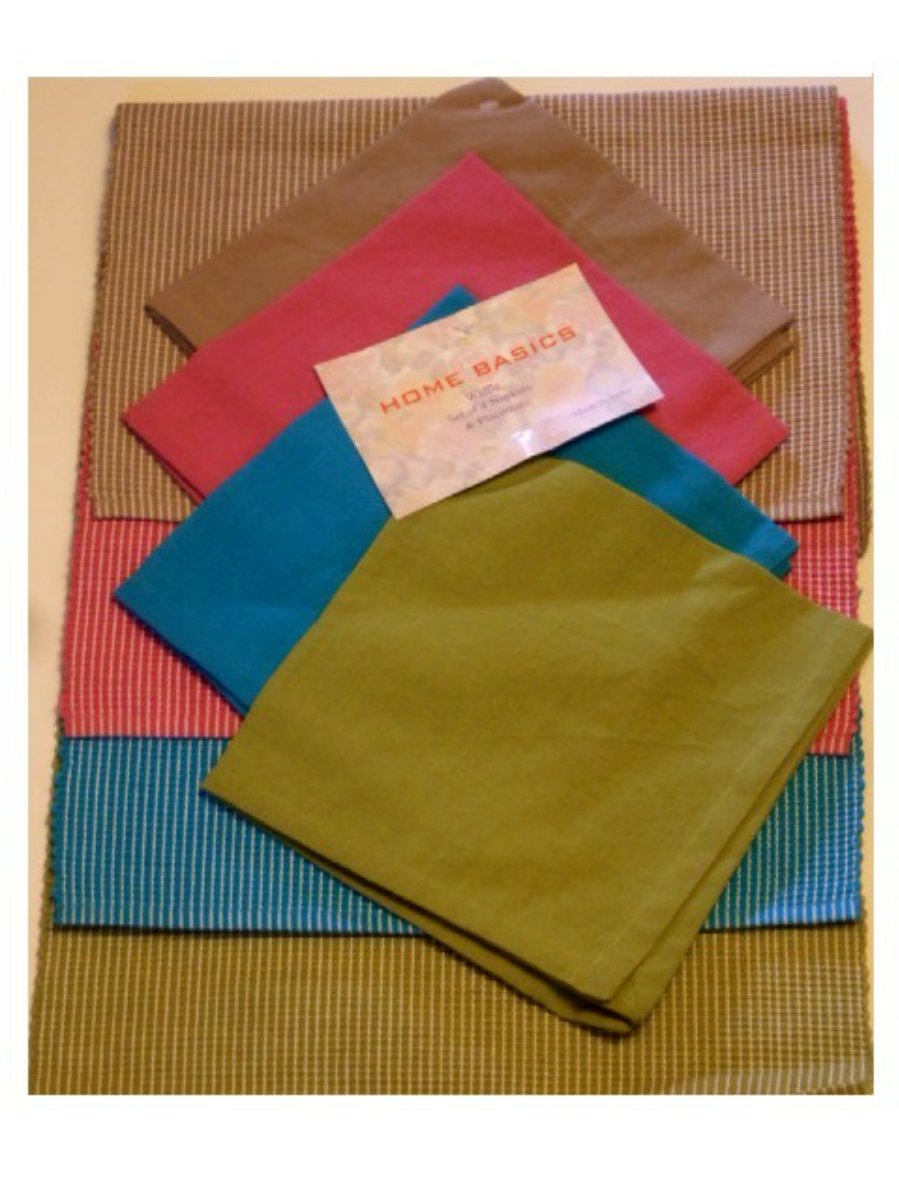 Placemats Napkins Kitchen Linens Set Waffle Weave