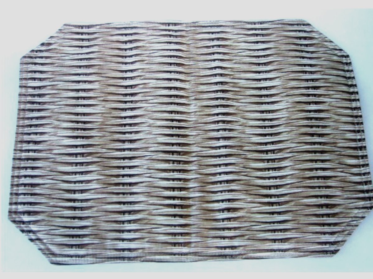 Waverly Wickerwork Rattan Placemats and Napkins Set