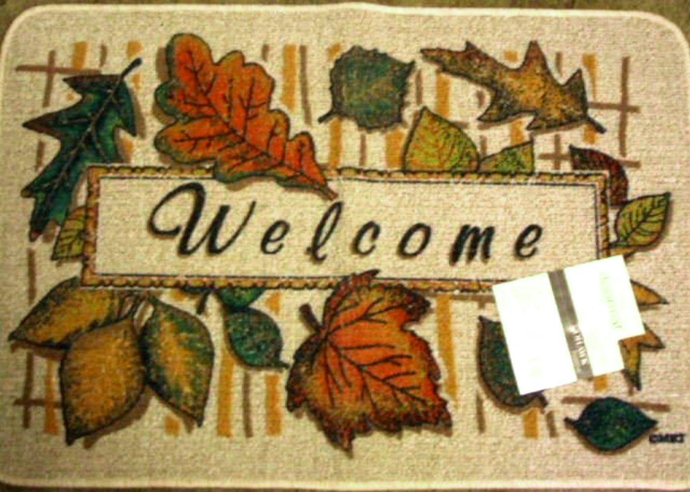 Autumn Leaves Welcome Doormat Rug