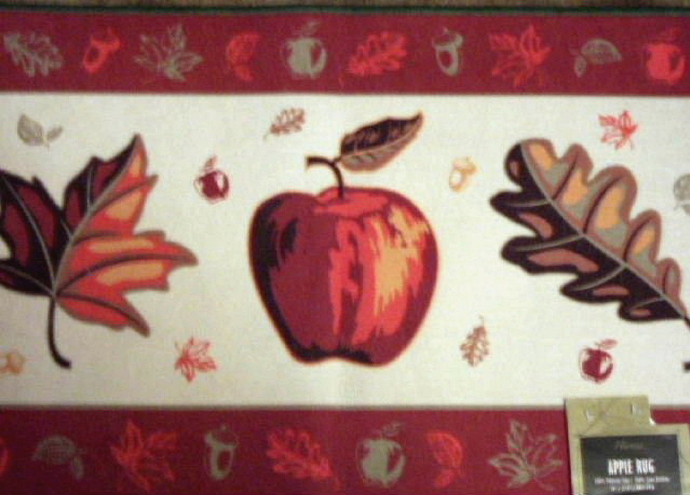 Apple Leaves Autumn Rug Fall Mat
