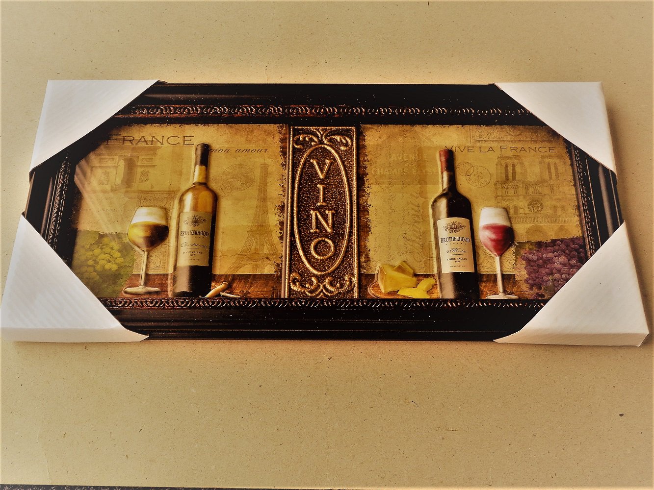 French Wine Vino Kitchen Wall Decor