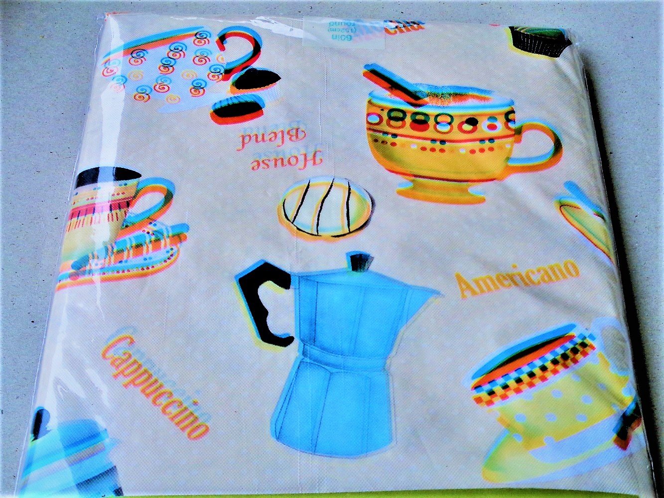 Newbridge Coffee Cups Round Tablecloth