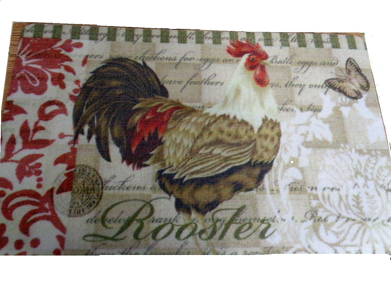 Rooster Kitchen Rug Country Décor