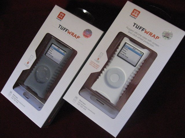 Two XtremeMac TUFFWRAP iPod NANO Case Cover Skin
