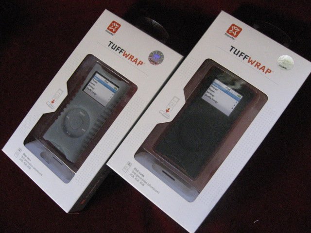 Two XtremeMac TUFFWRAP iPod NANO Case Cover Skin