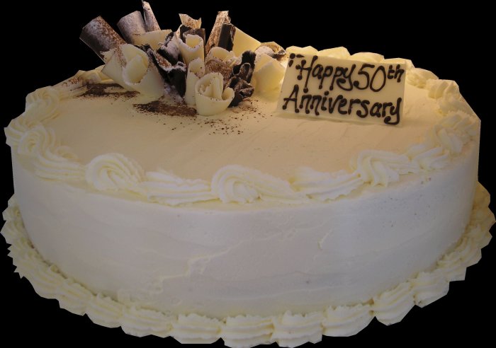 Cream + Jam Sponge 8"