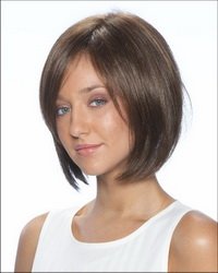 12" long full lace wig Remy human hair in stock