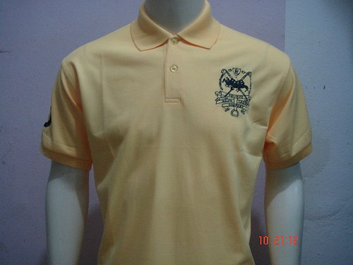 Yellow Ralph Lauren Polo shirt with big pony-T49