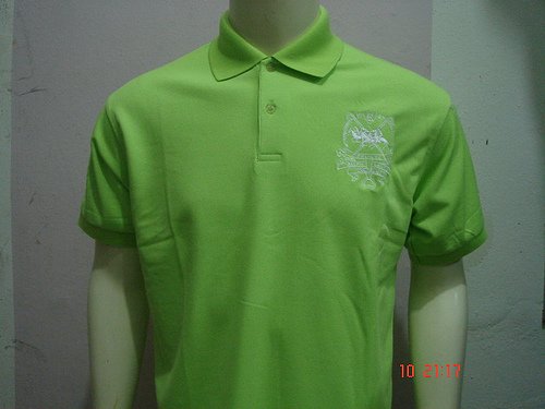 Lime green Ralph Lauren Polo shirt with big pony-T47