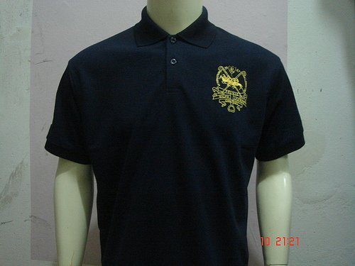 Navy Blue Ralph Lauren Polo shirt with big pony-T46