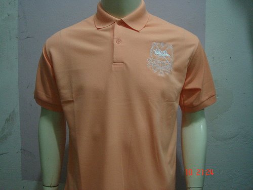Peach Ralph Lauren Polo shirt with big pony-T45