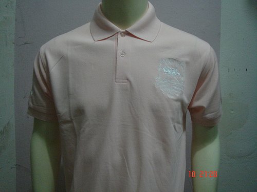 Pink Ralph Lauren Polo shirt with big pony-T44